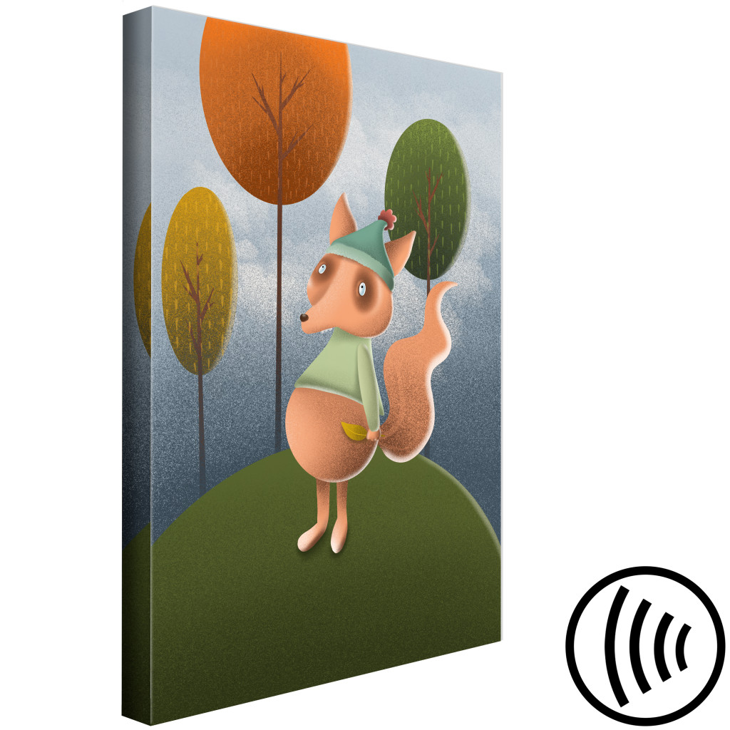 Schilderij  Voor Kinderen: Fox In The Forest