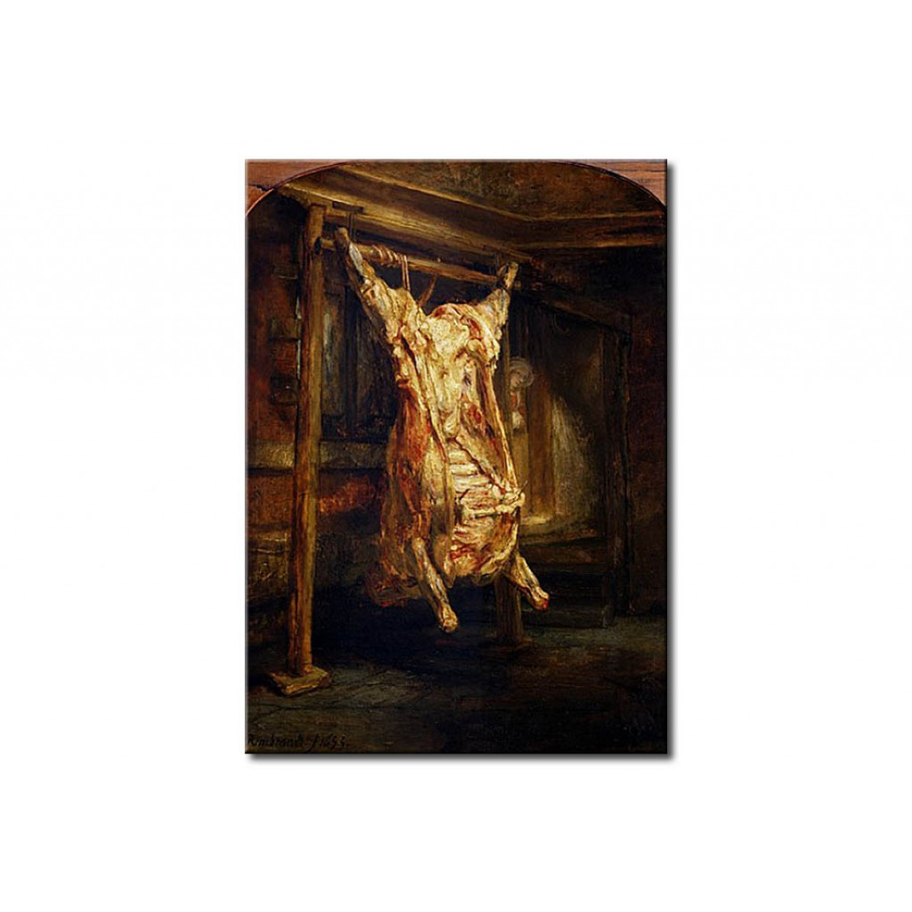 Schilderij  Rembrandt: The Slaughtered Ox