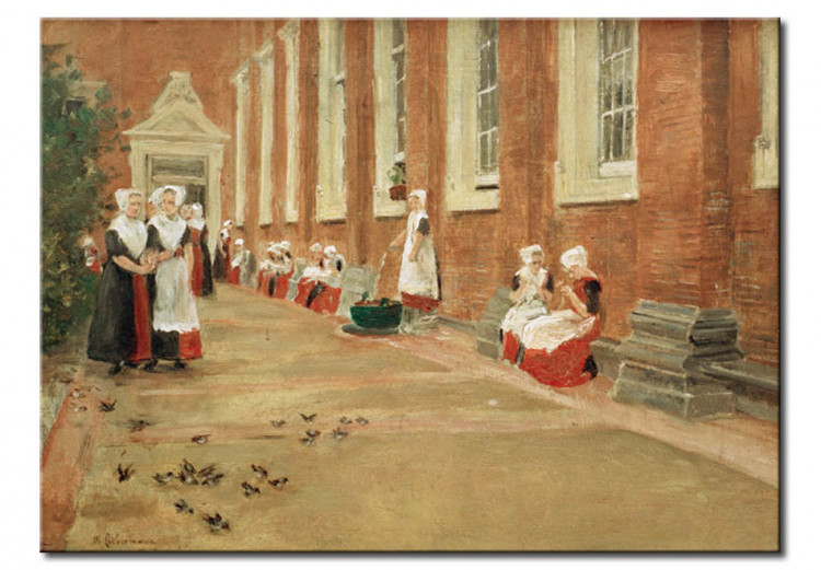 Réplica de pintura Tiempo libre en el Orfanato de Ámsterdam 50949