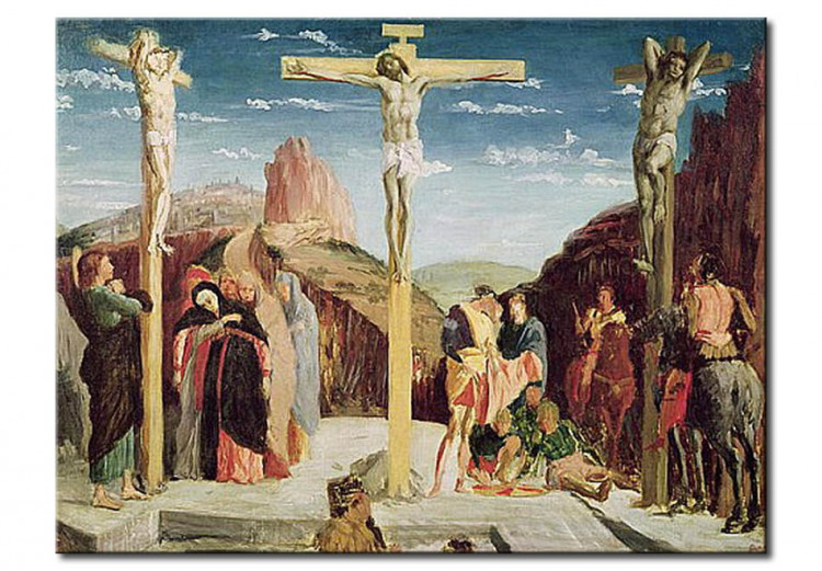 Wandbild Kalvarienberg, nach einem Gemälde von Andrea Mantegna 51449