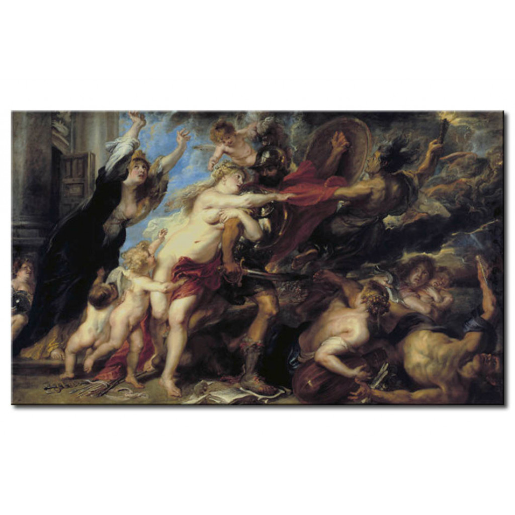 Schilderij  Peter Paul Rubens: The Result Of War