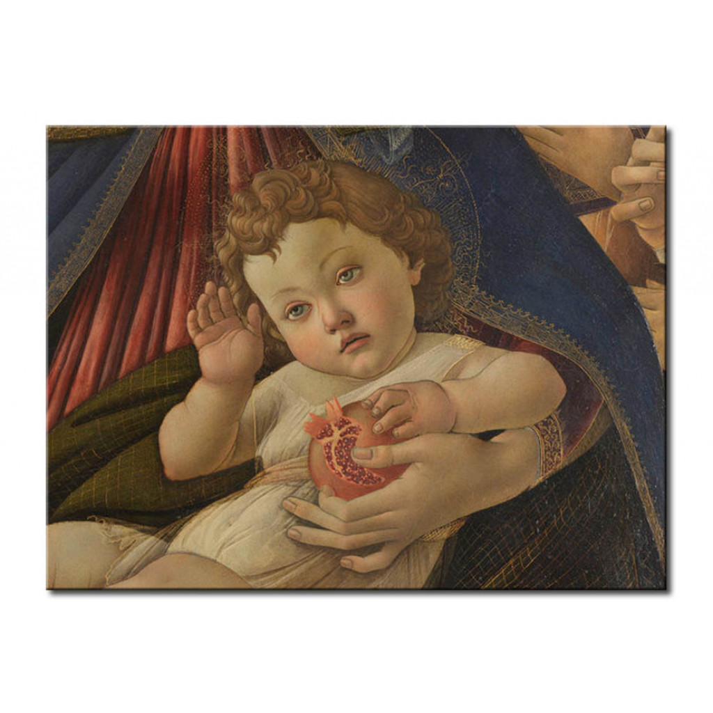 Cópia Impressa Do Quadro Madonna And Child With Six Angels