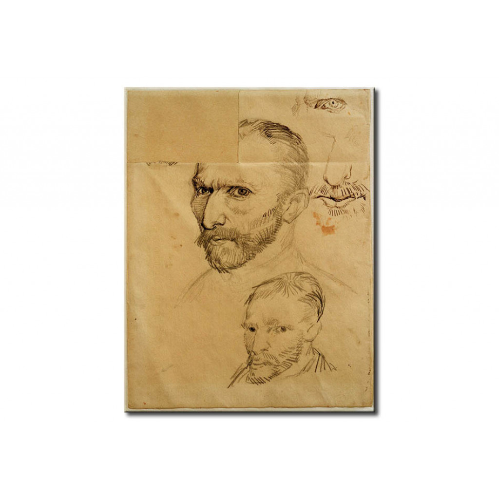 Schilderij  Vincent Van Gogh: Selfportraits