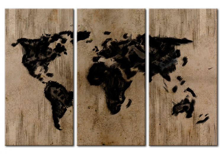 Quadro moderno Mysterious map of the World 55449