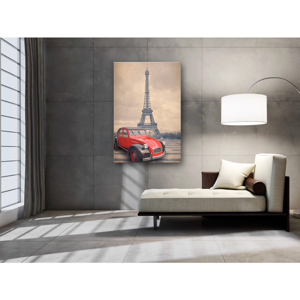 Schilderij  Parijs: Retro Paris