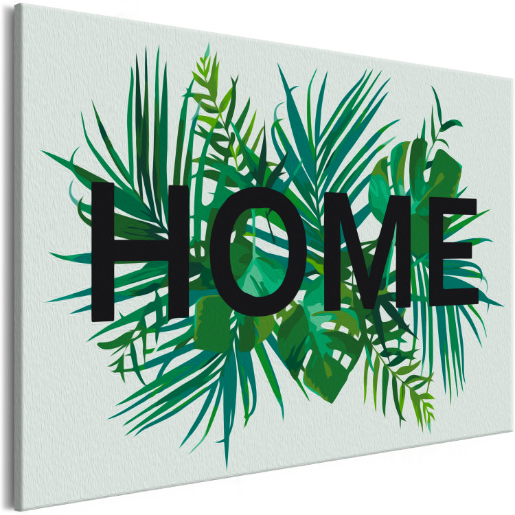 Quadro con numeri Home on the Leaves 107959 additionalImage 5