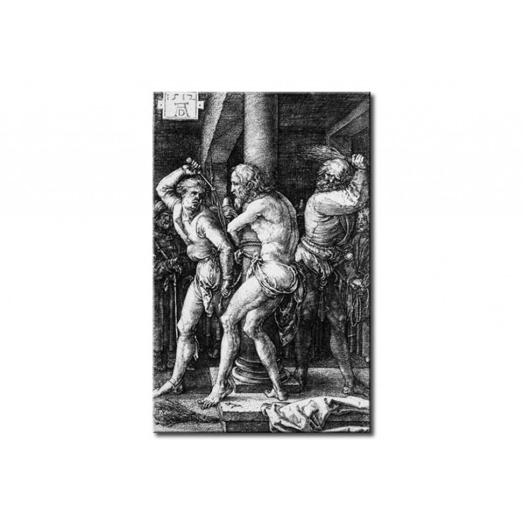 Schilderij  Albrecht Dürer: The Flagellation Of Christ