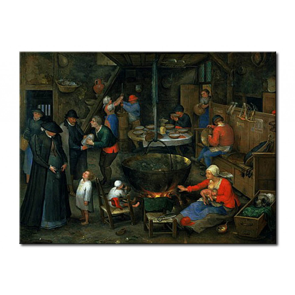 Schilderij  Jan Brueghel De Oudere: The Distinguished Visitor