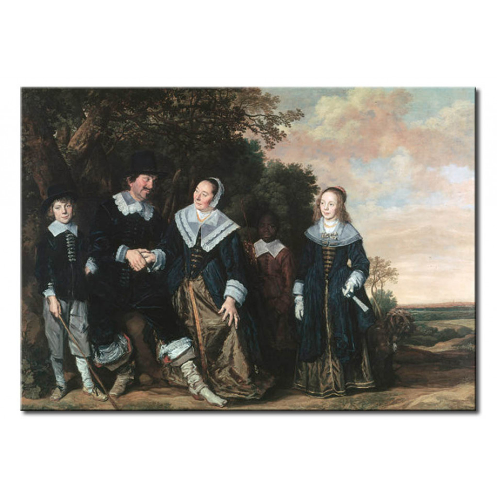 Schilderij  Frans Hals: Family Portrait