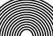 Obraz Czarne linie układające się w kształt rury - abstrakcja na białym tle 125659 additionalThumb 5
