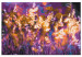 Obraz do malowania po numerach Magiczna łąka - rozświetlone złote trawy na fioletowym tle 145159 additionalThumb 6