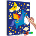 Painting Kit for Children Night Meeting - Unicorn, Moon and Stars in a Dark Landscape 149759 additionalThumb 4