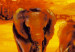 Quadro su tela La danza degli elefanti 49459 additionalThumb 2