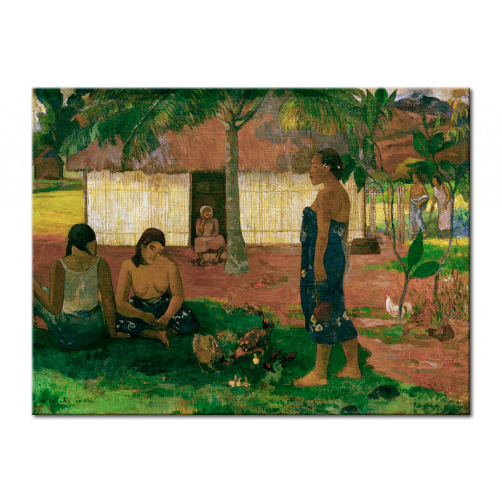 Schilderij  Paul Gauguin: No Te Aha Oe Riri