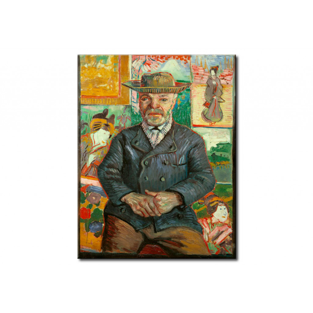 Schilderij  Vincent Van Gogh: Portrait Of Pere Tanguy