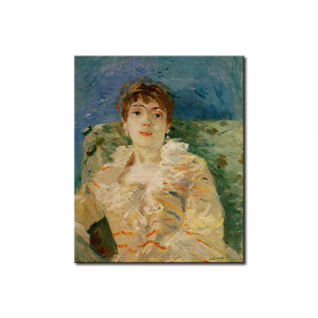 Schilderij  Berthe Morisot: Jeune Femme Au Divan