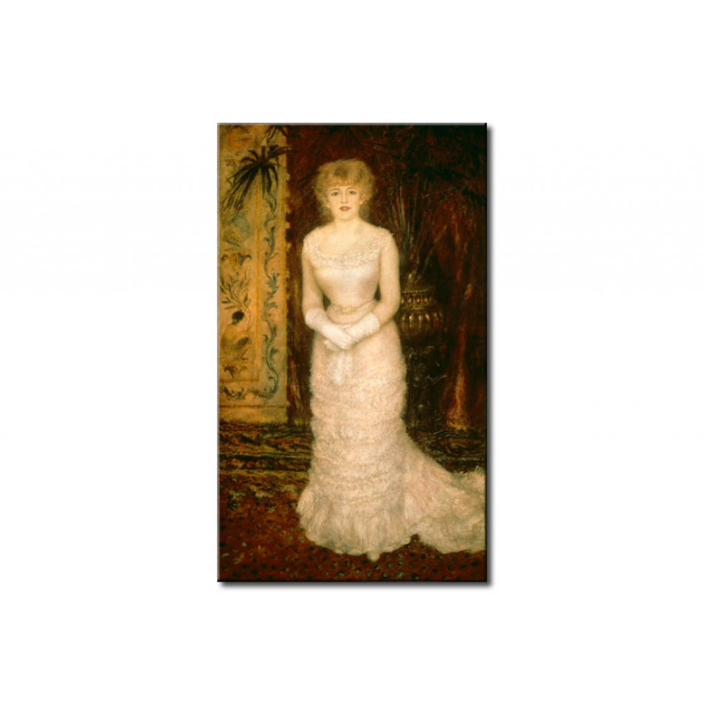 Schilderij  Pierre-Auguste Renoir: Portrait Of The Actress Jeanne Samary