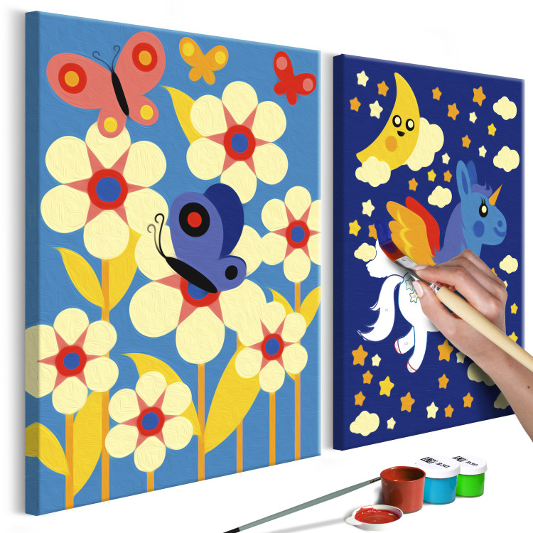 Set zum Malen für Kinder Schmetterling & Einhorn 107269 additionalImage 3