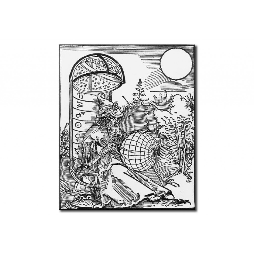 Schilderij  Albrecht Dürer: The Astrologer