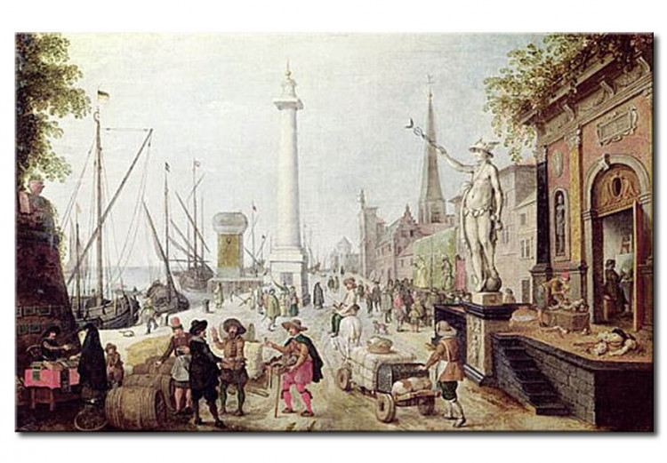 Reprodukcja obrazu The Ancient Port of Antwerp 111969