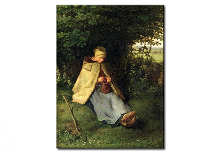 Kunstdruck The Knitter or, The Seated Shepherdess 112369