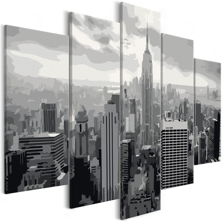 Paint by number Black and white Manhattan 113869 additionalImage 4