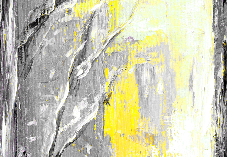 Obraz Tęskniący kotek (1-częściowy) pionowy żółty 123069 additionalImage 4