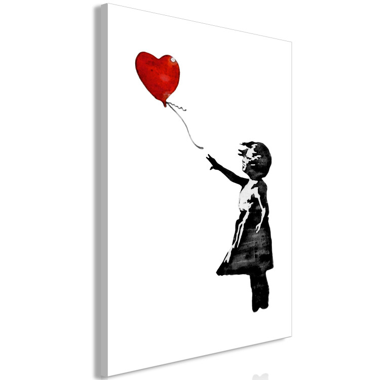 Obraz Banksy: Dziewczynka z balonem (1-częściowy) pionowy 132469 additionalImage 2