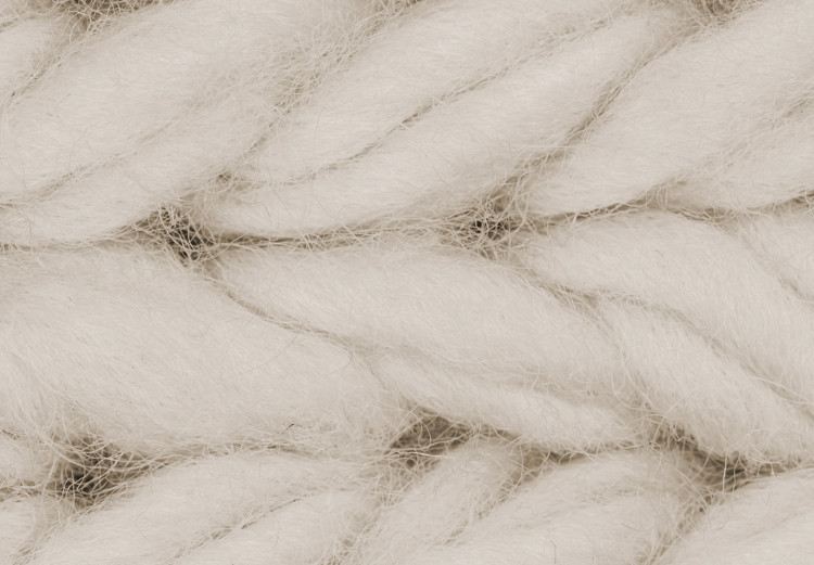 Carta da parati moderna Morbidezza di lana - una composizione minimalista con un filo 142269 additionalImage 4