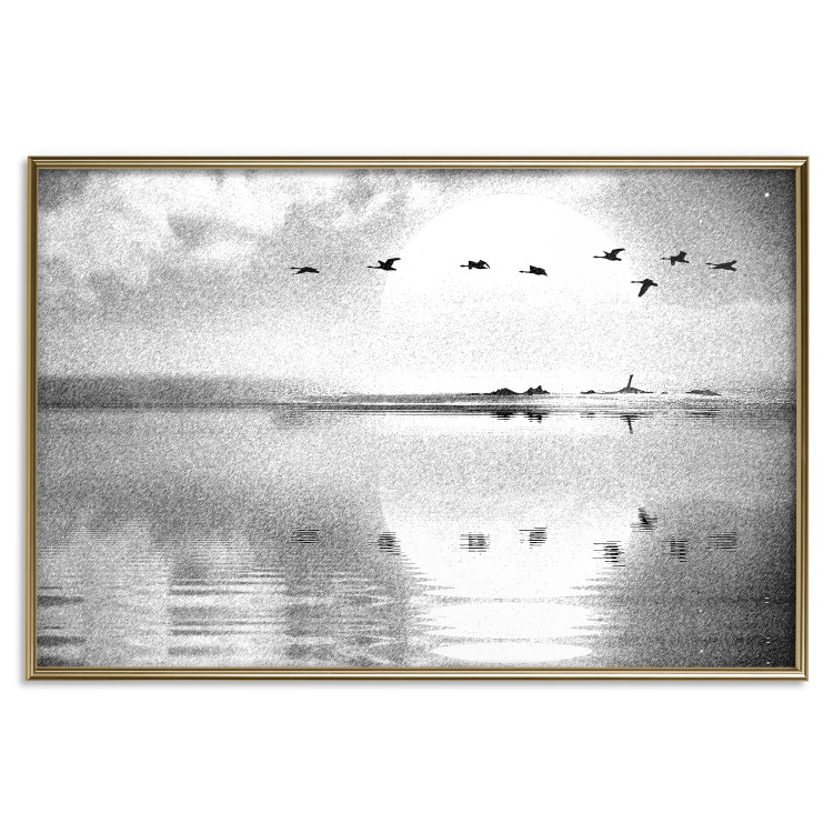 Poster Departure of Birds at the Lake [Poster] 143369 additionalImage 17