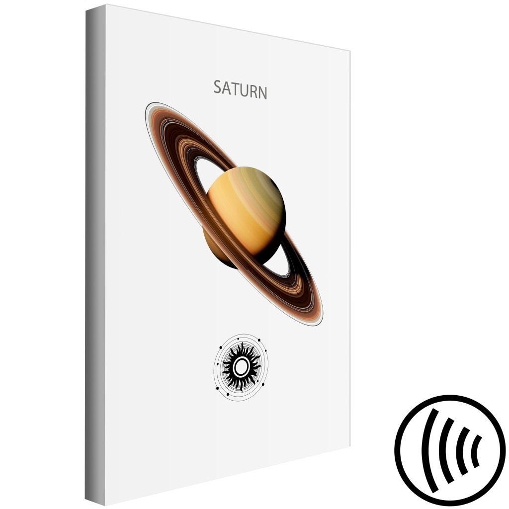 Quadro Dynamic Saturn - Cosmic Lord Of The Rings With The Solar System