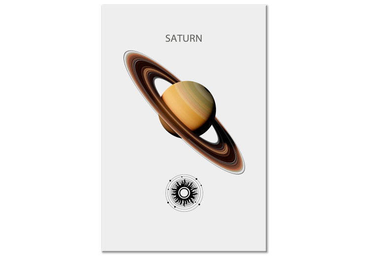Canvas Dynamic Saturn - Cosmic Lord of the Rings with the Solar System 146469