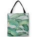Bolsa de mujer Leafy curtain in greens - floral pattern with exotic banana tree 147569