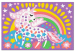Painting Kit for Children Cheerful Gallop - Colorful Unicorn on the Background of a Rainbow and Flowers 149769 additionalThumb 6
