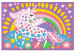 Kit de pintura para niños Cheerful Gallop - Colorful Unicorn on the Background of a Rainbow and Flowers 149769 additionalThumb 7