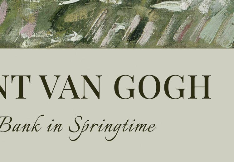 Poster Van Gogh Reproduction - The Riverside in Spring in Shades of Green 150069 additionalImage 3