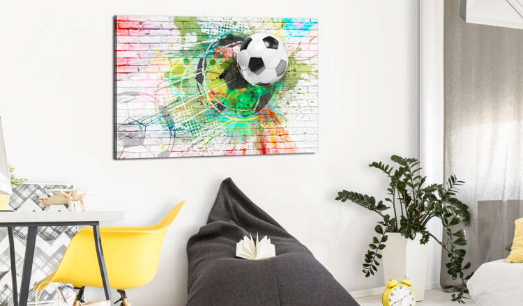 Acrylic Print Colorful Sport (Football) [Glass] 150769 additionalImage 3
