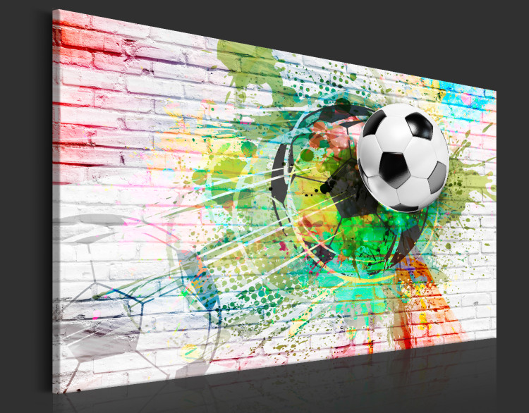 Acrylic Print Colorful Sport (Football) [Glass] 150769 additionalImage 4