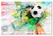 Acrylic Print Colorful Sport (Football) [Glass] 150769 additionalThumb 2