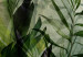 Rundes Bild Tropical Plants - Jungle in Misty Dew in Shades of Green 151469 additionalThumb 2