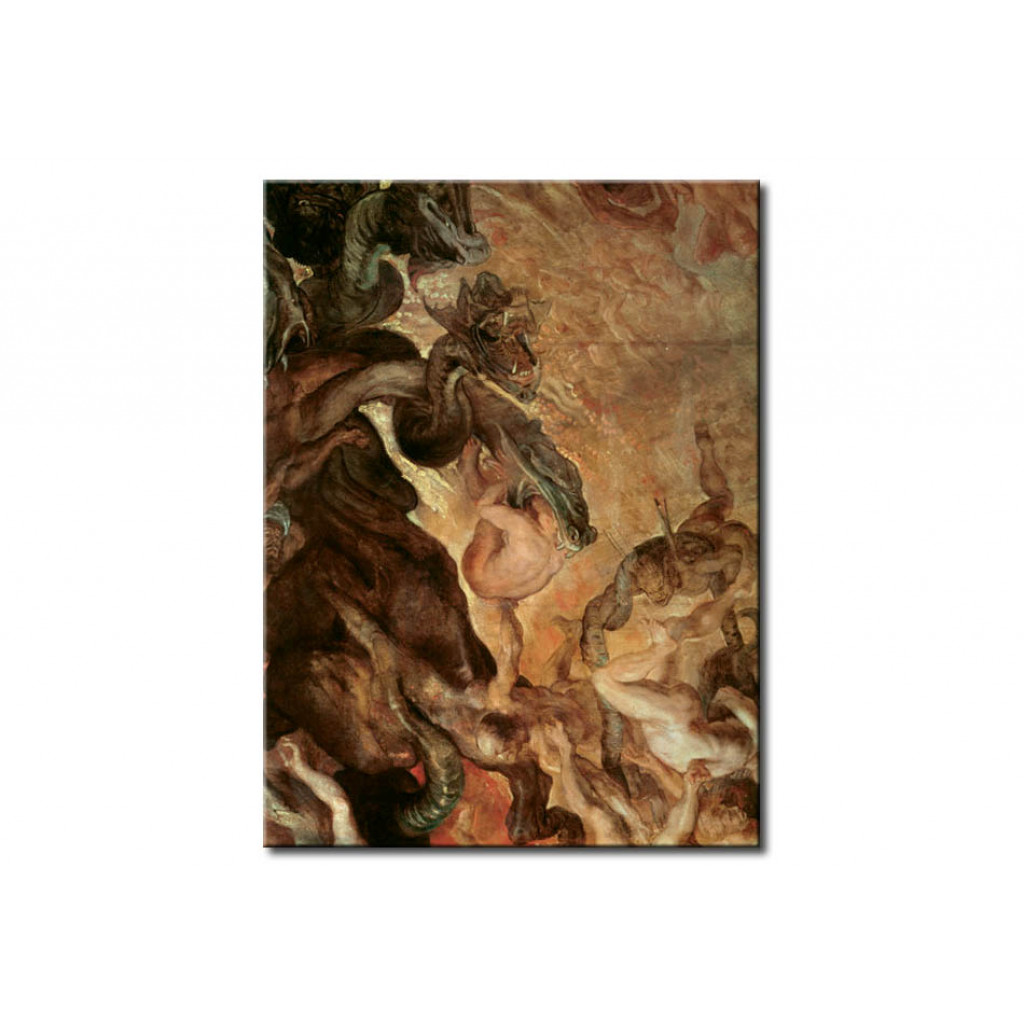Schilderij  Peter Paul Rubens: The Descent Into Hell Of The Damned