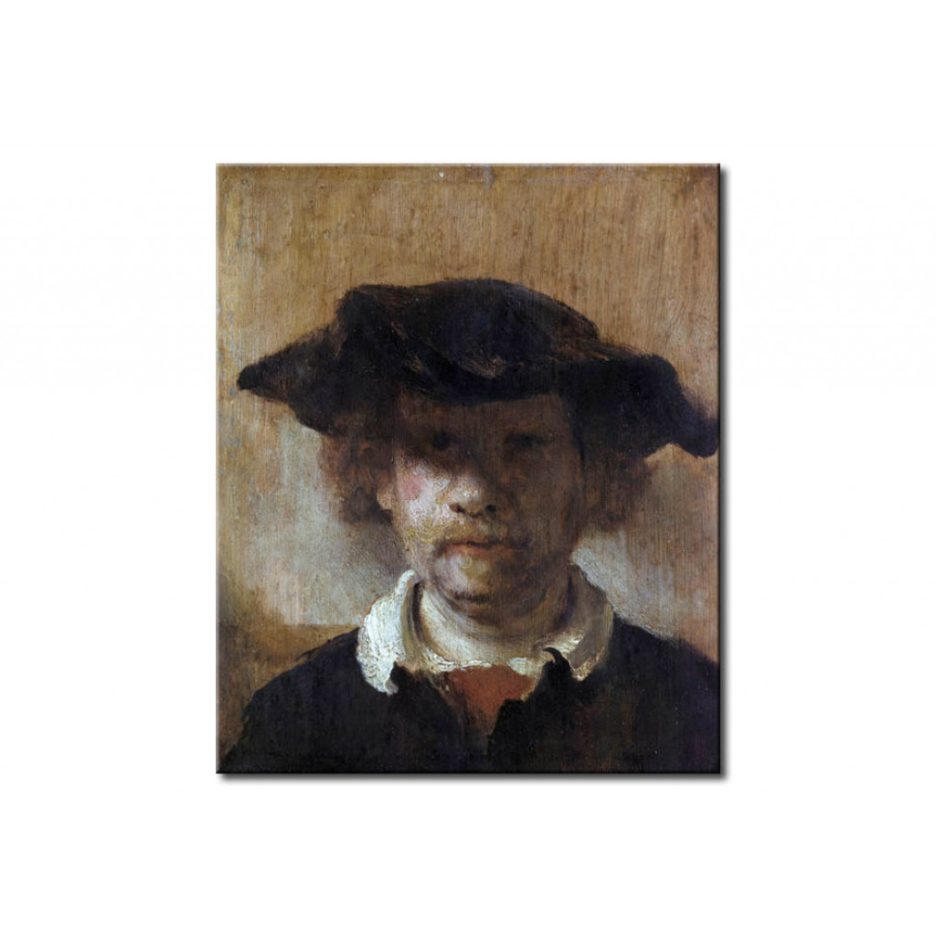 Schilderij  Rembrandt: Selfportrait