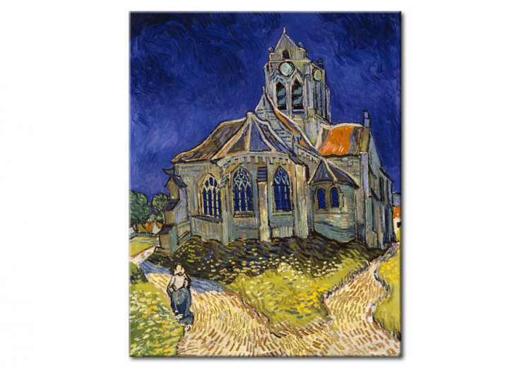Reproduction sur toile L'église de Auverssur-Oise 52569