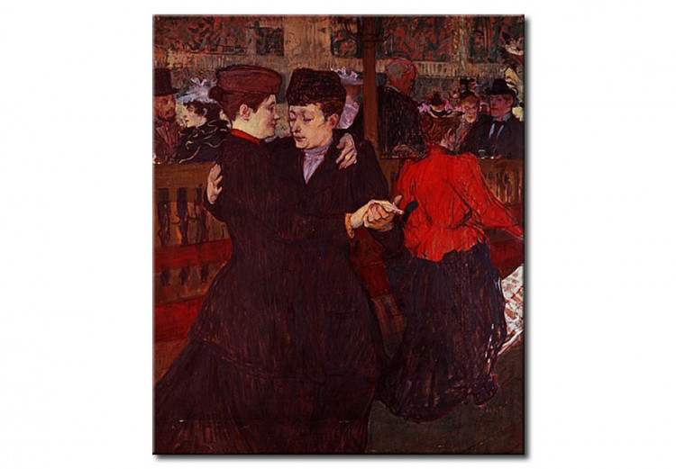 Tableau mural Au Moulin Rouge: Les Deux Waltzers 53069