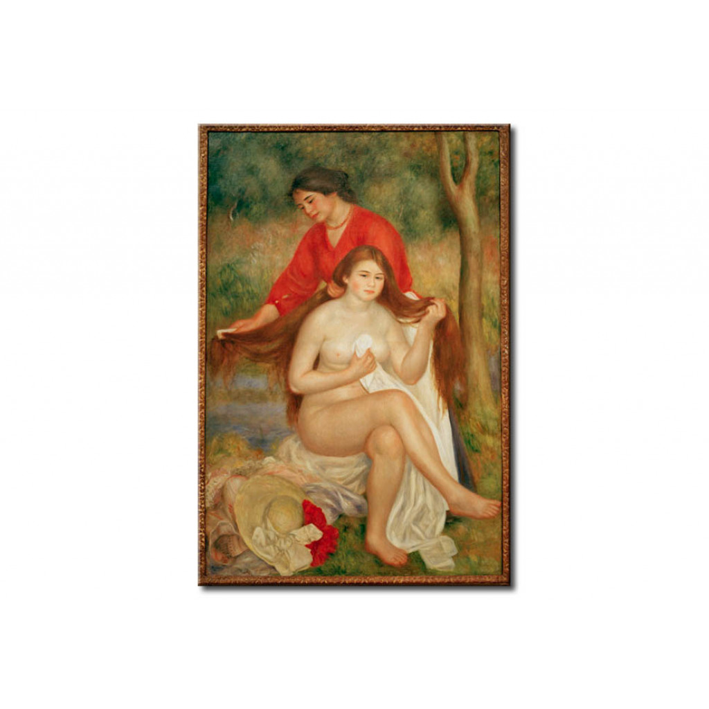 Schilderij  Pierre-Auguste Renoir: La Toilette