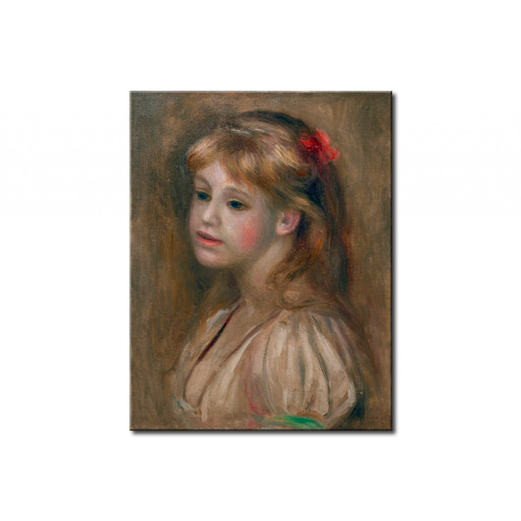 Schilderij  Pierre-Auguste Renoir: Porträt Eines Mädchens