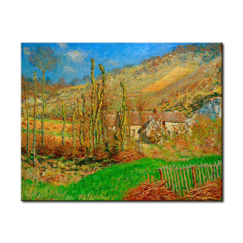 Schilderij  Claude Monet: Val De Falaise En Hiver