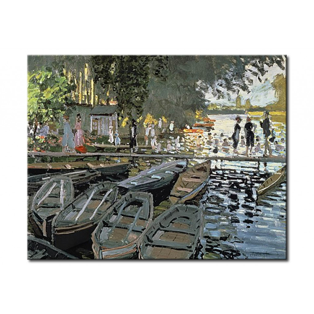 Schilderij  Claude Monet: Bathers At La Grenouillere