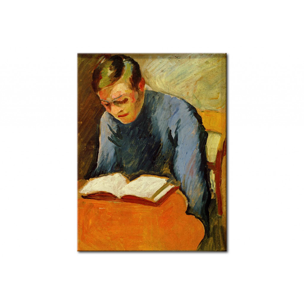 Schilderij  August Macke: Portrait Of Helmuth Macke