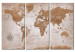 Bild auf Leinwand Vintage Map: Oriental Travels  94569